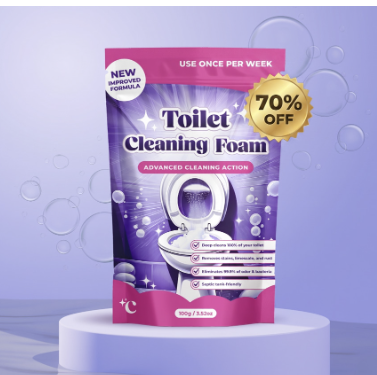 FizzClean Toilet Cleaning Foam — 70% OFF
